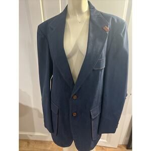 Vintage Men’s Sears blazer 70’s Style Blue Disco - XL/44